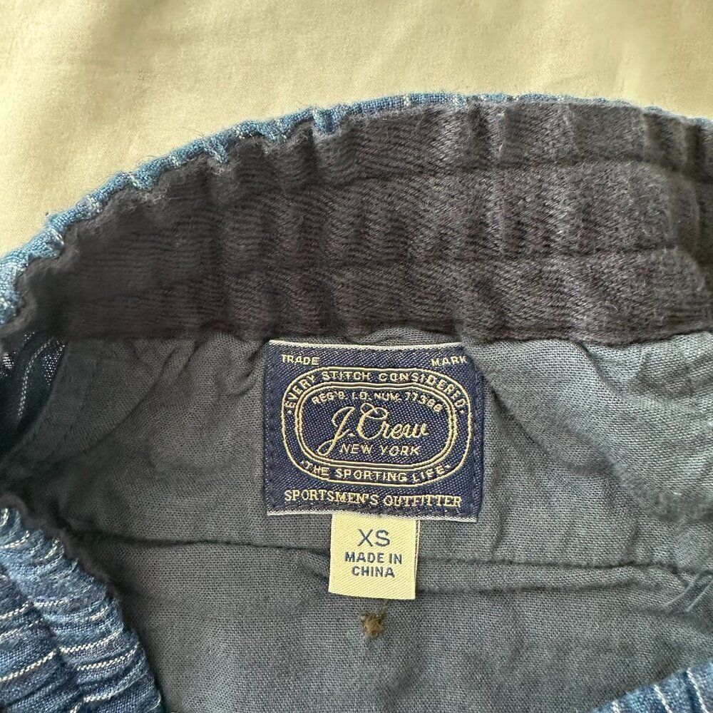 JCrew Striped Drawstring Shorts - image 3